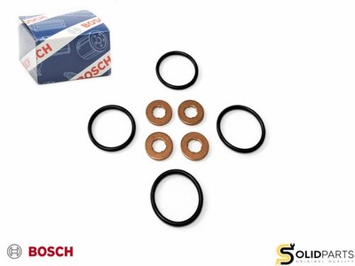 4x ORIGINAL BOSCH Dichtungssatz O-Ringe Kupferdichtungen Injektor Dichtring BMW