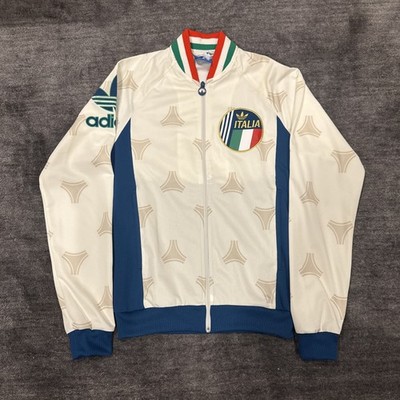 Italy Football Jacket Adidas Tango Men's Small Italia Kit Track