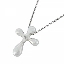 Tiffany & Co. Small Cross Necklace Silver 925 Ladies Jewelry #RC06018