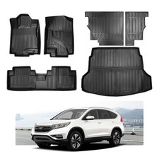 Fit for 2012-2016 Honda CRV Floor Mats Backrest Mat Cargo Mats  All-Weathe