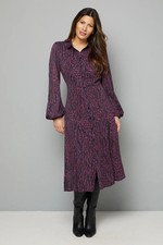 Wallis Berry Shirt Dress Womens Workwear Dresses