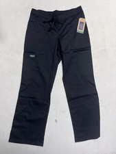 Cherokee Workwear Revolution Medical Scrub Pants Women Size S Petite Black New