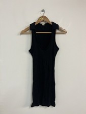 Urban Outfitters Black Mini Dress Size Extra Small XS With Collar 