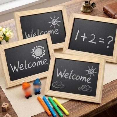 2 Hängetafeln aus Holz 13x18cm für Menütafel Party für deko Einsatz