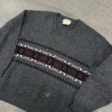 Eddie Bauer Vintage 90s Wool Sweater size large made in USA
