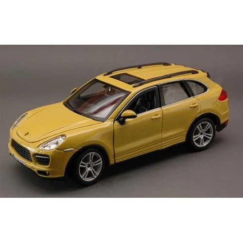 1:24 BURAGO Porsche Cayenne Turbo 2010 Yellow BU21056Y - Immagine 2 di 2