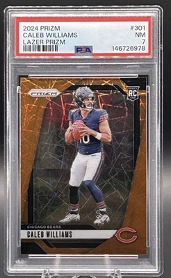PANINI PRIZM ガビ PSA10 ルーキー 35枚限定 2024 Panini Prizm - Rookies Caleb Williams #301 Lazer Prizm (RC