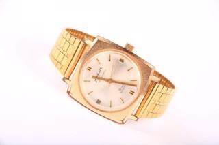 Glashutte Spezimatic Bison 75 GoldPlated 1970s 35mm Automatic Watch Working