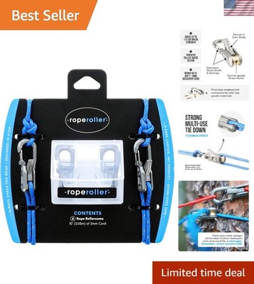 Heavy-Duty 6-Pack Rope Tightening Tool Set with Rollercam for Outdoor Adventures