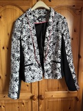 Miss Selfridge Leopard Print Blazer Size 8