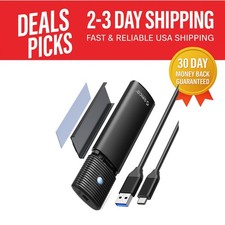 10Gbps USB C M.2 SSD Enclosure with Heat Dissipation, Compatibility for 4TB SSD