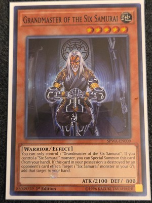 Yu-Gi-Oh! Grandmaster of the Six Samurai / SPWA-EN009  1st Edition VLP