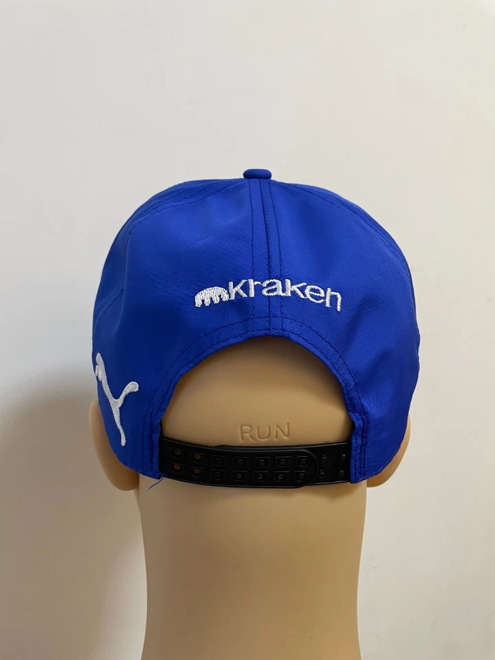 F1 Williams #55 Racing 男式休闲户外棒球帽可调节蓝色 — 第 4/4 张图片