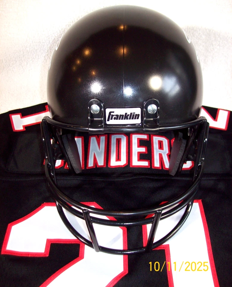 НОВЫЙ С ЯРЛЫКАМИ МОЛОДЕЖЬ МАЛЕНЬКИЙ TB ATLANTA FALCONS #21 SANDERS ФУТБОЛ ДЖЕРСИ ШЛЕМ УНИФОРМА - Изображение 4 из 4