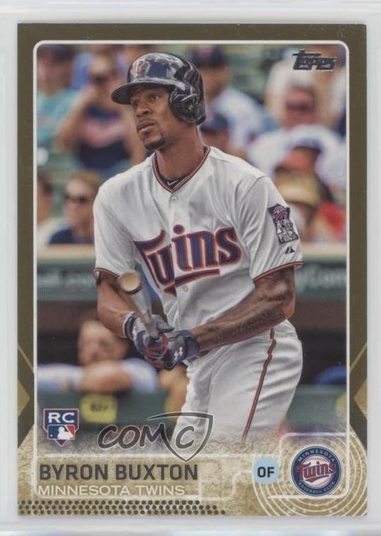 2015 Topps Update Gold 1581/2015 Byron Buxton #US25 Rookie RC no9
