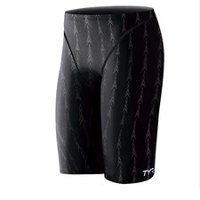 TYR Fusion 2 Jammer Mens Swim Shorts Black Geometric SFUSN6A 001 Size 26 NWT