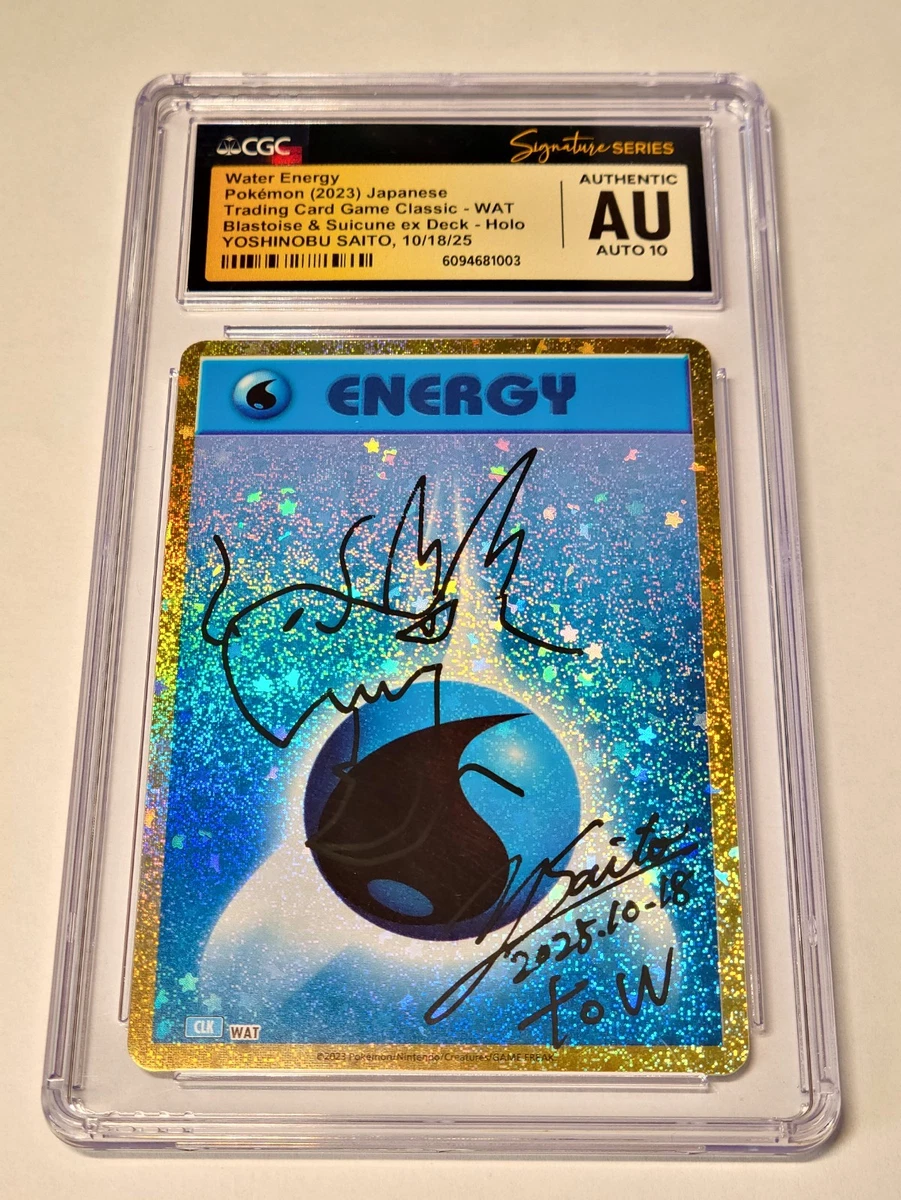 Energy Pokémon TCG Grade 10 Japanese Individual Collectible Card