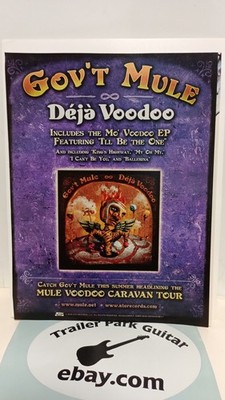 GOV'T MULE DEJA VOODOO GUITAR WORLD   PRINT AD.   11 x 8    s7