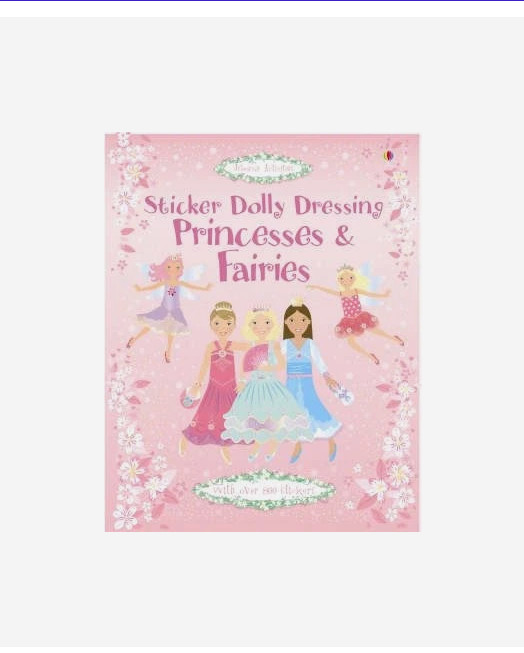 Sticker Dolly Dressing Princesses & Fairies by Fiona Watt (Paperback, 2007)