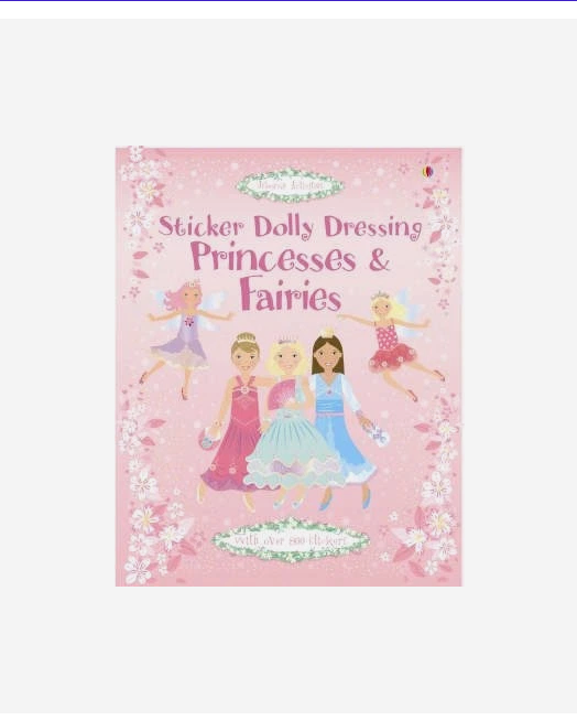 Sticker Dolly Dressing Princesses & Fairies by Fiona Watt (Paperback, 2007)
