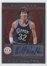 2013-14 Totally Certified Signatures Red 5/10 Bill Walton #59 Auto HOF 2d0