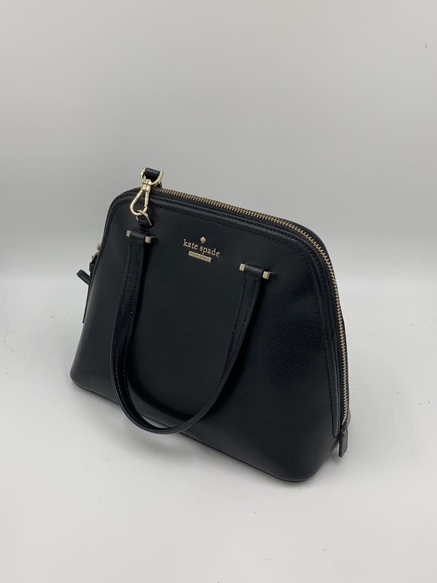 Kate Spade New York Shoulder Bag, Cowhide Leather, Black, Solid Color, 0102760