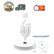 Versatile Gallon Jar Fermentation Lid with Airtight Seal for Brewing Beverages