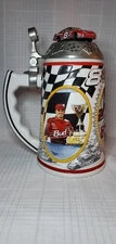 2002 Anheuser-Busch Dale Earnhardt Jr. #8 Stein "Taking The Checkered Flag"