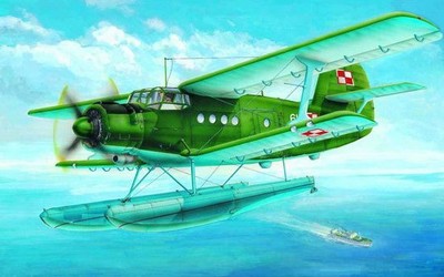 Trumpeter 01606 ANTONOV AN-2V COLT ON FLOAT 1:72 Modellbausatz