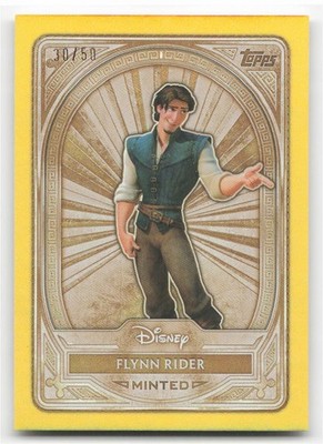 2025 Topps Chrome Disney Mint #21 Flynn Rider Gold Foil Parallel 30/50 Made