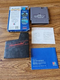 NES World Games By EPYX & Baseball Lot Of 2