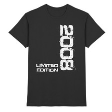 18. Geburtstag Herren Damen 18 Jahre 2008 geboren Geschenk T-Shirt