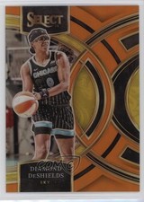 2024 Panini Select WNBA Premier Level Orange Prizm 32/125 Diamond DeShields 3m4