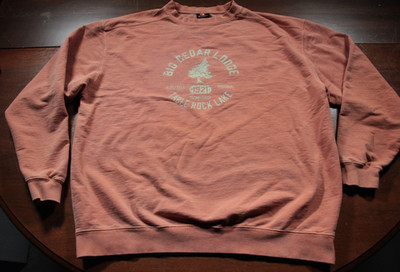 Big Cedar Lodge Champion Weathered Classics Sweatshirt XL Table Rock Missouri