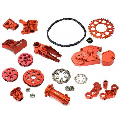 Billet Machined T2 Conversion Kit For 1/10 Stampede 4X4 & Slash 4X4