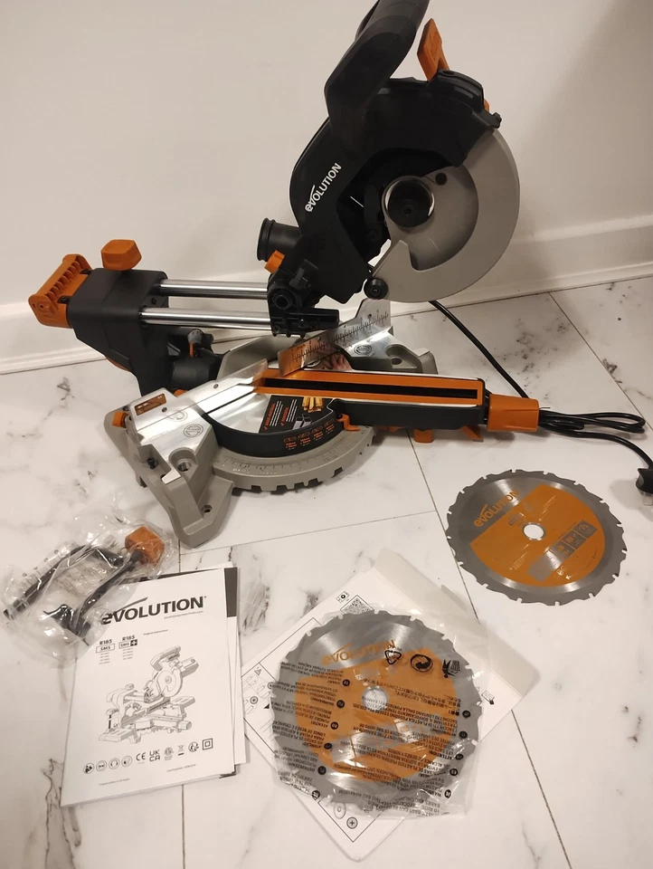 Evolution R185SMS Plus Compound Saw with Multi-Material Cutting - Image 4 of 4