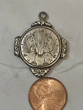 Vintage Signed B&Co (Bliss Bros) Sterling Silver Locket Pendant Victorian Estate