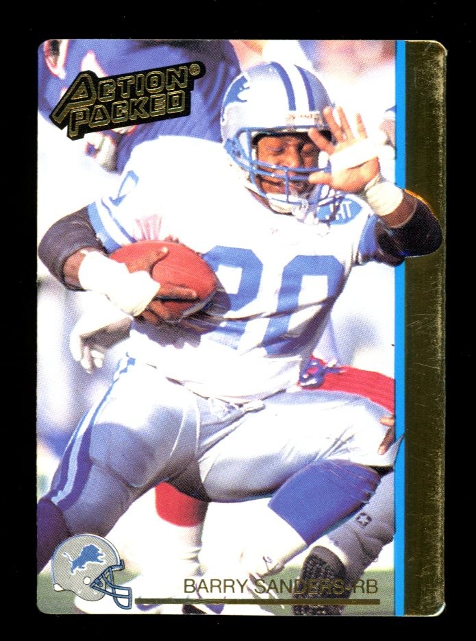 1992 Action Packed #72 Barry Sanders Detroit Lions