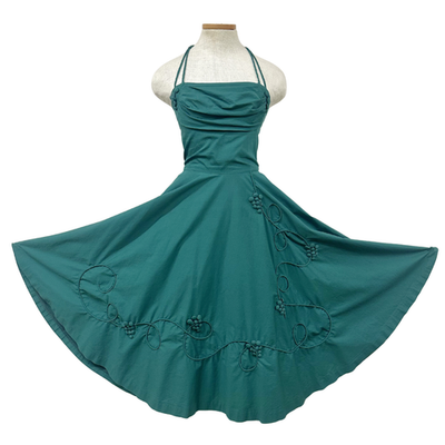 button fit and flare dress Button Down Flare Dress – AyoJayne Lagos main image 0