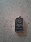 Rare 10 Grams Engelhard 999 Silver Bar Pendant / Charm With Seriel Number