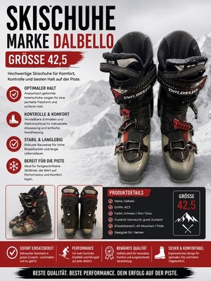 Skischuhe Marke Dalbello Größe 42,5