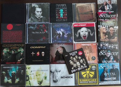 CD Sammlung Gothic, NDH Oomph, Chamber, Eisbrecher, Deathstars, Tanzwut u.a.