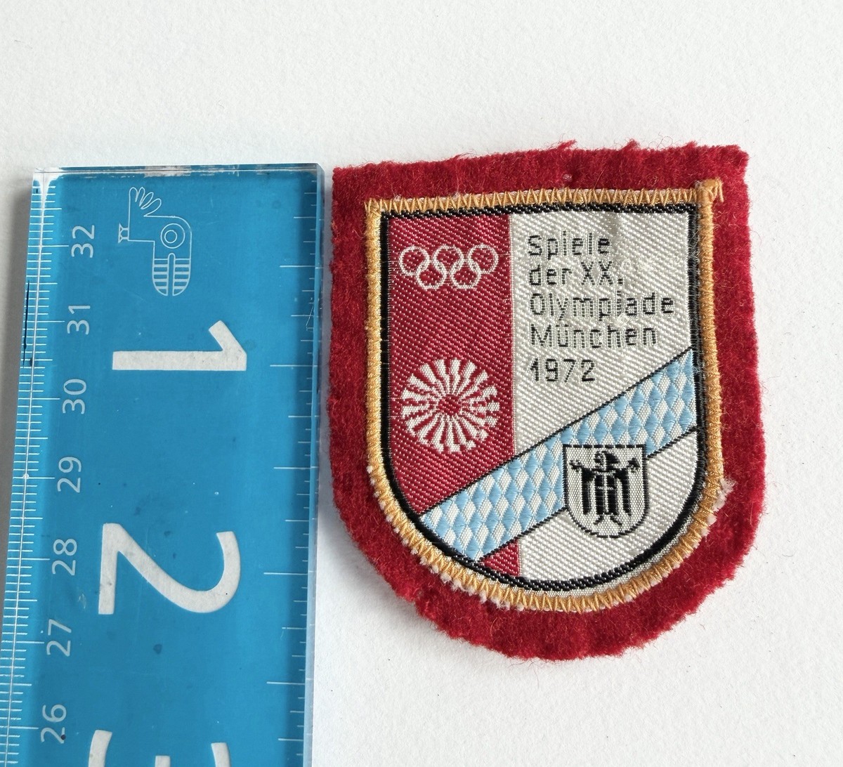Vtg 1972 Munich Germany Olympic Games Patch Games of the XX
