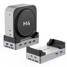 ANYOYO 40Gbps Mac mini M4 Dock, Aluminum Stand with 8TB M.2 NVMe SS... Fast Ship