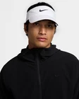 Nike Ace Dri-FIT Visor Hat Unisex White Size S-XL Sweatband Adjustable