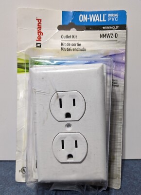 Legrand Wiremold Non-Metallic PVC Raceway 15 Amp Toggle Switch Box Kit With Faceplate And Device Switch White Nmw2 S - Foto 7