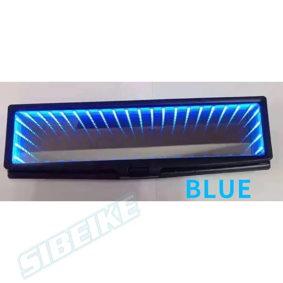 car LED rear view mirror black hole clip on custom eBay