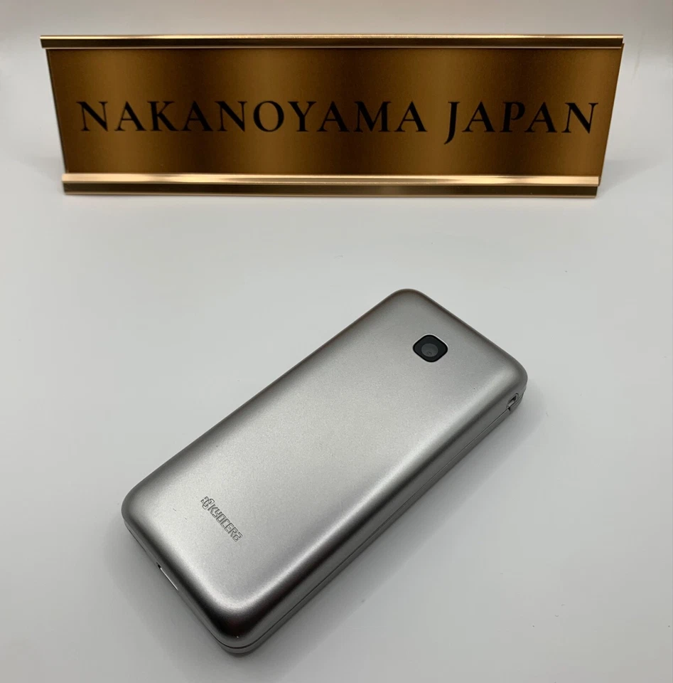 KYOCERA A202KC DIGNO KEITAI 4 ANDROID FLIP PHONE Silver Successor to 902kc JP - Image 2 of 4