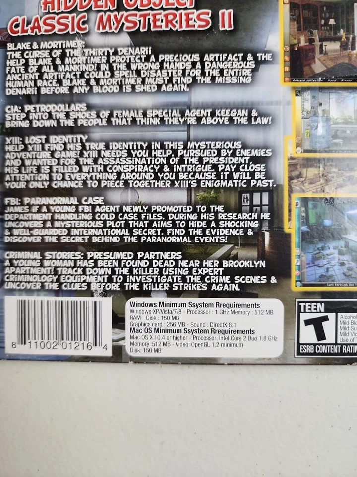 Hidden Object 5 Pack: Classic Mysteries II - Windows/Mac - NEW/Sealed - Image 4 of 4
