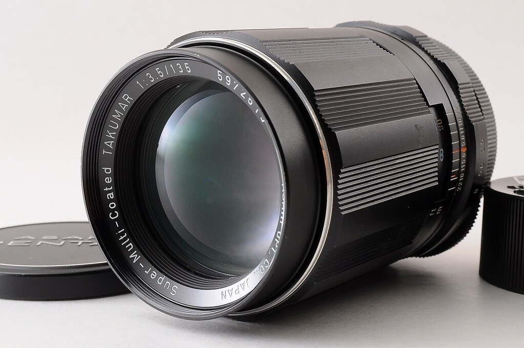 NEAR MINT+】PENTAX Super Multi Coated TAKUMAR 135mm F/3.5 MF